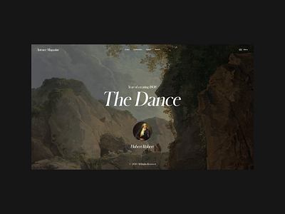 Artence Magazine | Picture Animation animation motion typography ui ux video web website