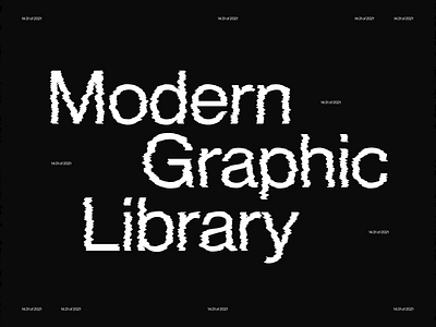 Modern Graphic Library animation motion promo typography ui ux video web website