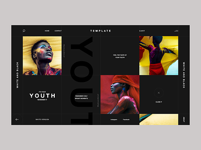 Youth | Dark Wersion | Website template