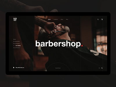 Shed barbershop redesign