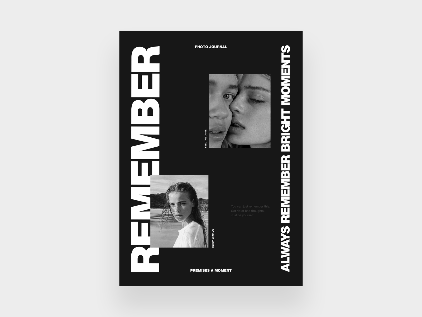 Remember - Poster - Free download abstraction art black dark design digital dribbble minimalism poster sxtez typography ui ux