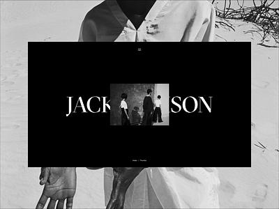 Jack Davison abstraction animation art black dark design digital sxtez typography ui ux web website