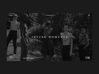 Monday Inspiration | Irving Pomepui | Animation grid inspiration interface promo typography ui ux video web website