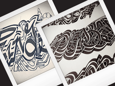 Plin[g]bel • (13-M80) partial graffiti hand drawn hand lettering ink lettering marker old school plingbel sketch sketch photo typography © shockjoy