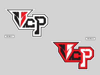 VCP Sticker Pack No.1 - 'Split' lettering