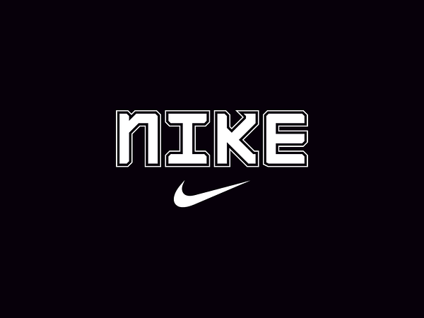 NIKE • 'regular outline' lettering by SHOCKJOY on Dribbble