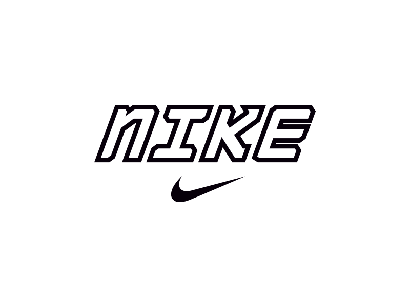 NIKE • 'italic' lettering by SHOCKJOY on Dribbble