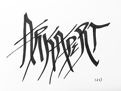 ARKAPERT • (13-M88) arkapert graffiti hand drawn hand lettering ink lettering marker sketch sketch photo typography vsco © shockjoy