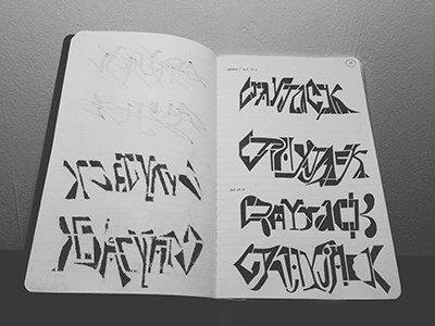 CRAYJACK • (13-M10) crayjack hand drawn hand lettering ink lettering marker old school sketch sketch photo typography vsco © shockjoy