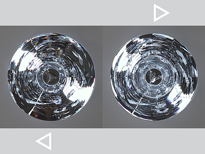 ConeGem (study 2015-1214) 3d b3d cg crystal diamond keyshot © shockjoy