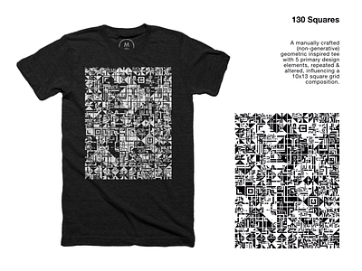 130 Squares apparel geometric geometry technical © shockjoy