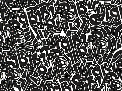 BOFP black hand lettering ink lettering marker pattern © shockjoy