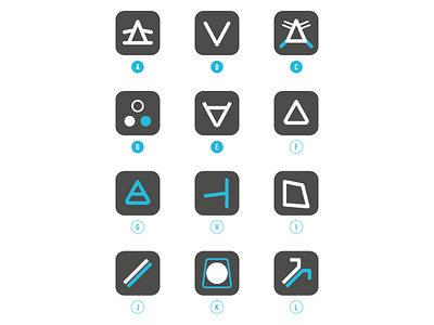 Ello Smile Tri – icons affinity designer branding diagram geometry icon identity minimal technical ui © shockjoy