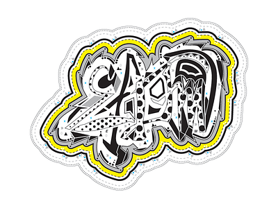 EFDM (5-Color, #1) 5 color efdm graffiti lettering old school vector © shockjoy