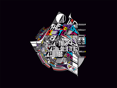 The Glitch Mob - 2011 summer tour tee graphic