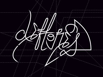 Deftones (script lettering study 2013-0220) black deftones flat lettering typography vector white © shockjoy
