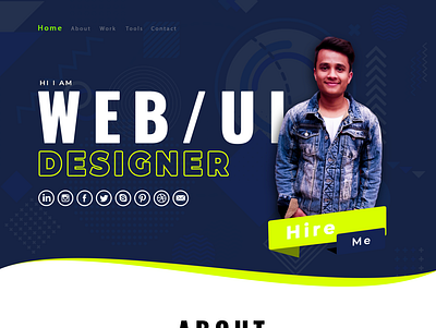 Portfolio Website best shot business businesslogo clean ui colorful creative design creativedesign design dribbble best shot dribble graphicdesign portfolio typography ui web website