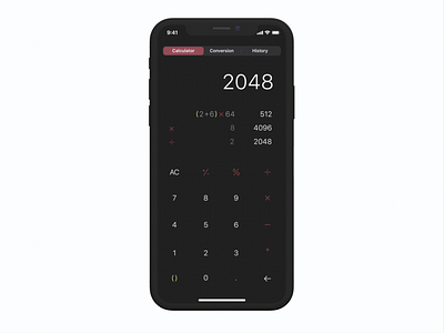 DailyUI 004 - Calculator