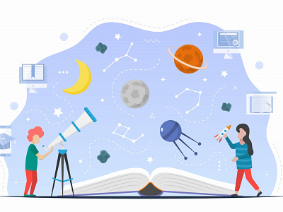 Illustration Astronomy For Children