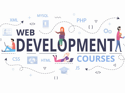 Web Development Courses Online Illustrations graphicdesign graphics graphicsurf illustration