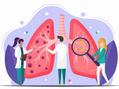 Free Vector Illustration Lung Disease (COVID 19) covid covid19 free freebie health illustration vector