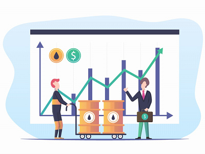 The Increase in Oil Prices Free Illustration