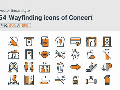 50+ Wayfinding Concert Free Vector Icons ai art concert design designs free freebie graphics ico icon icone icones iconos icons vector wayfinding