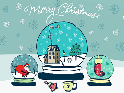Merry Christmas Vector Free Illustration