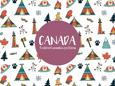 Canada Seamless Freebie Pattern