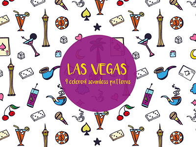Las Vegas Vector Freebie Pattern free freebie graphics las vegas pattern typography vector