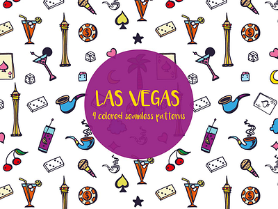 Las Vegas Vector Freebie Pattern