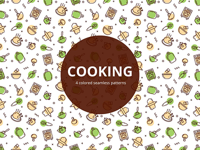 Cooking Vector Freebie Seamless Pattern cooking free freebie graphics pattern typography vector