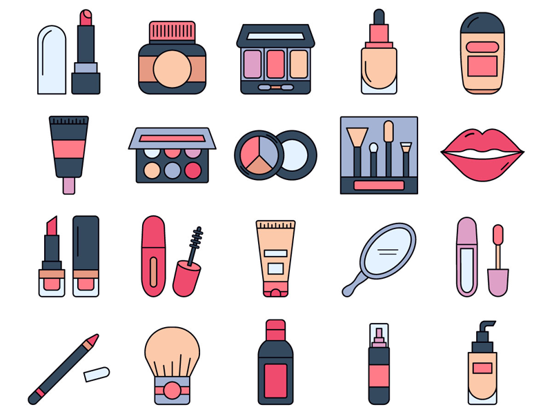 Download Makeup Vector Freebie Icon set by DesZone.net - Free ...