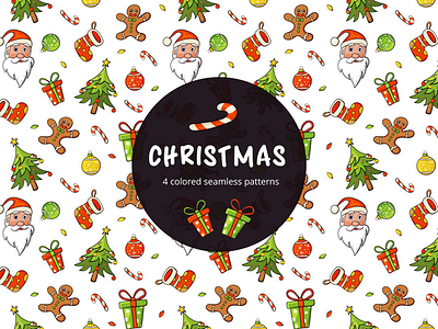 Christmas Vector Free Seamless Pattern christmas free freebie graphics illustration pattern vector