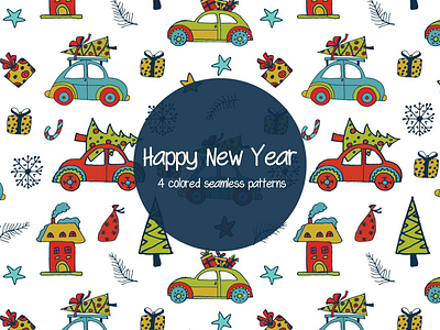 Happy New Year Illustration Vector Free Pattern free freebie graphics happy new year new year pattern vector