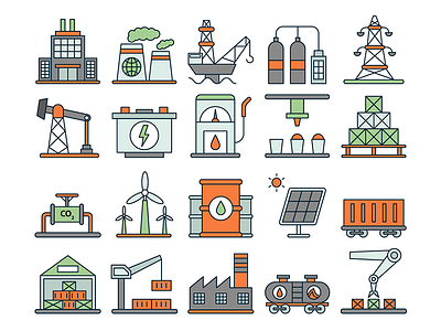 Industry Vector Freebie Icon Set free freebie graphics icons industry typography vector