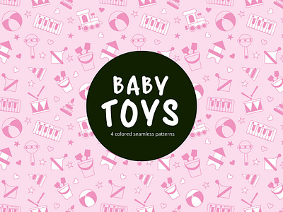 Baby Toy Vector Seamless Free Pattern baby free freebie graphics pattern toy vector
