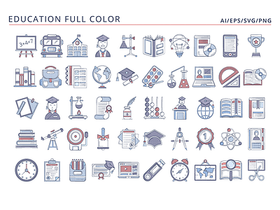 50 Education Icons education graphics icons vector