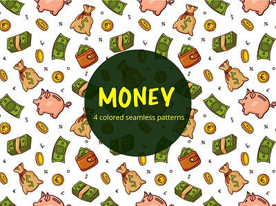 Money Vector Free Seamless Pattern free freebie graphics money pattern typography vector