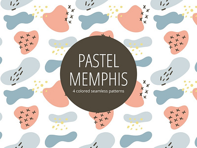 Pastel Memphis Free Seamless Pattern