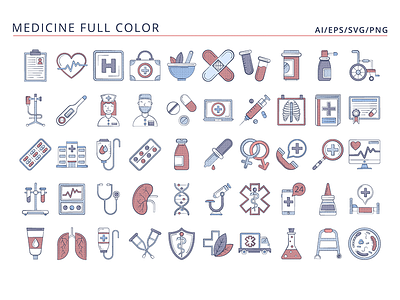 50 Medicine Icons