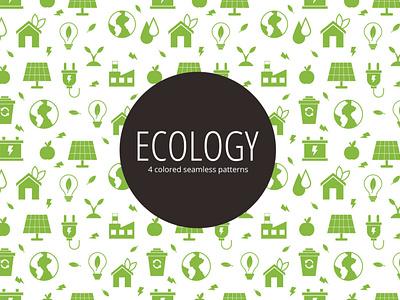 Ecology Vector Seamless Free Pattern