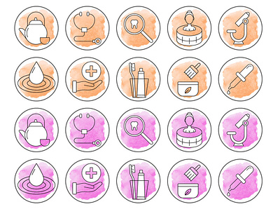 10 Free Health Instagram Story Highlight Icons free freebie graphics icons instagram story vector