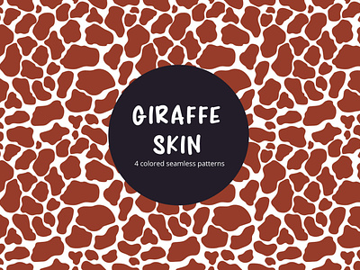 Giraffe Skin Vector Free Seamless Pattern free freebie freegraphics freepatterns freevector graphics pattern typography vector