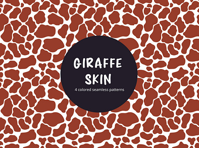 Giraffe Skin Vector Free Seamless Pattern free freebie freegraphics freepatterns freevector graphics pattern typography vector