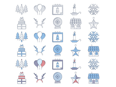 10 Free Christmas Icon christmas free freebie freevector graphics icons typography vector