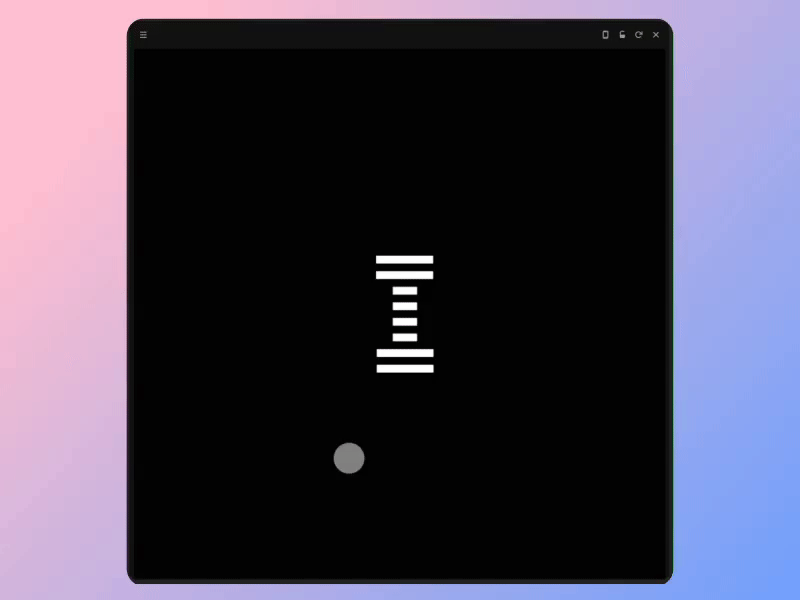 IBM interactive logo made with framer