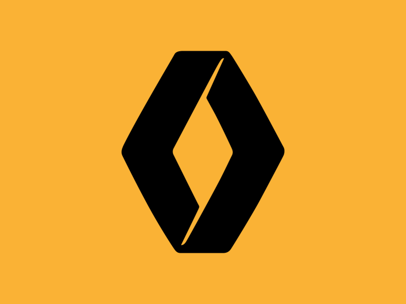Renault logo interaction animation app branding graphic design icon logo motion design motionui ui ux