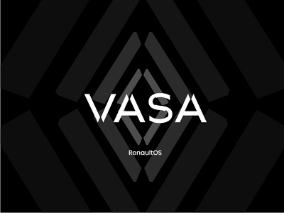 VASA - RenaultOS Logo - Concept art direction automobile branding logo product design uidesign