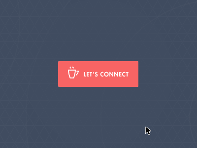 'Let's connect' button button coffee connect gif hover smoke